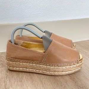 COPY - Prada Womens Platform Peeptoe Espadrilles Size 39.5/ US 9 - Preowned